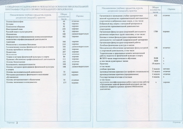 Фото приложения к диплому