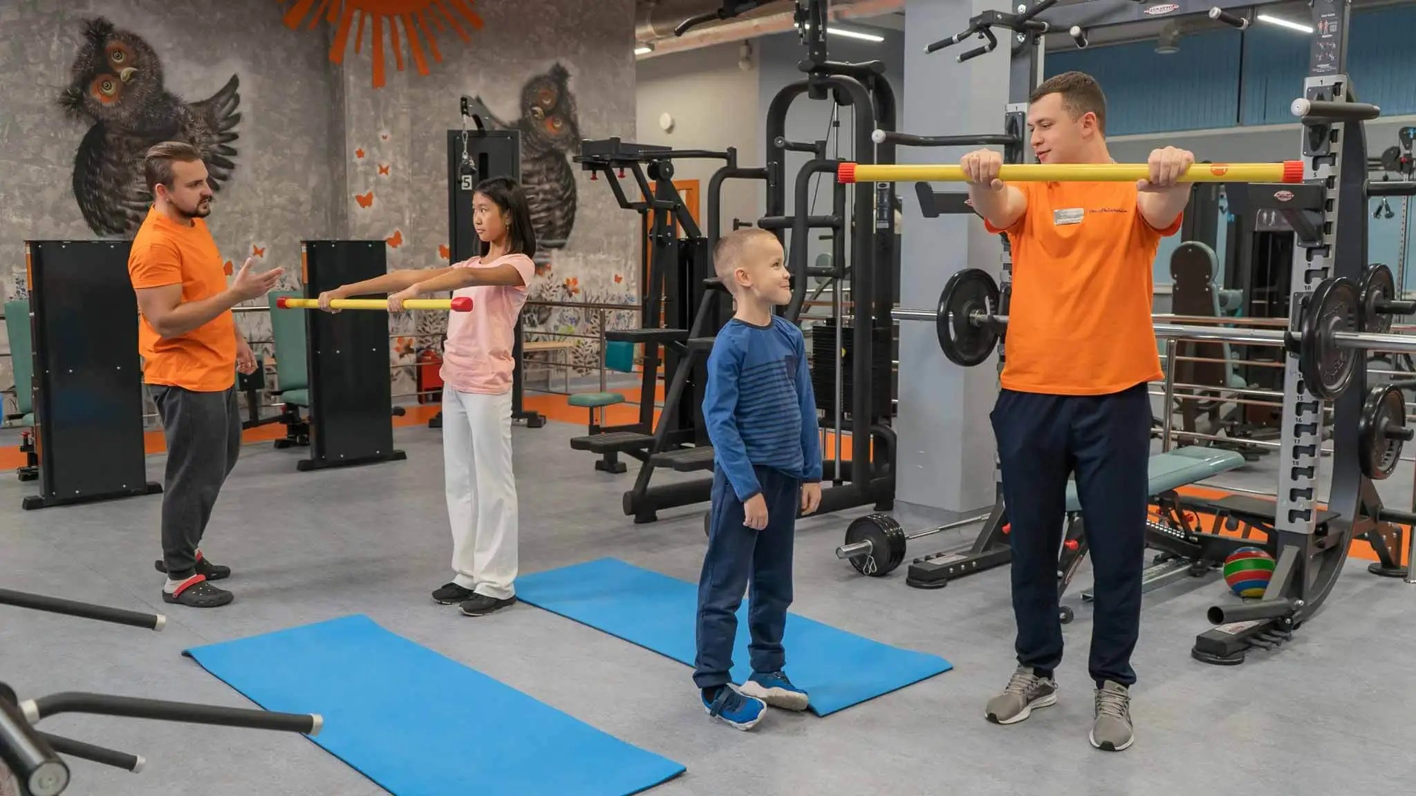 Фото занятий ЛФК для детей по методике Шишонина