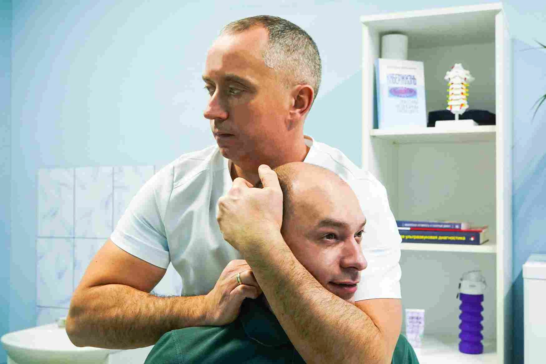 Фото шейно-церебральной коррекции в клинике доктора Шишонина