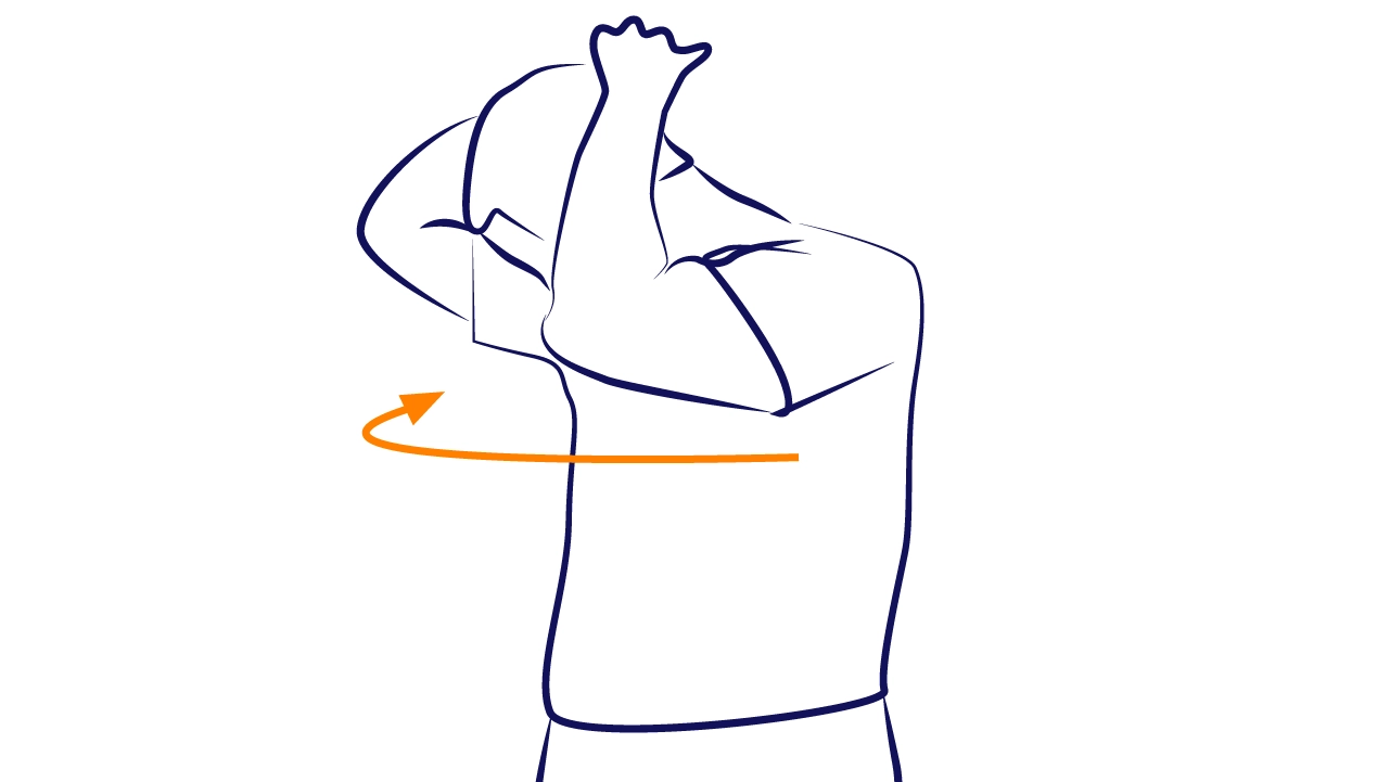 Растяжка после выполнения гимнастики