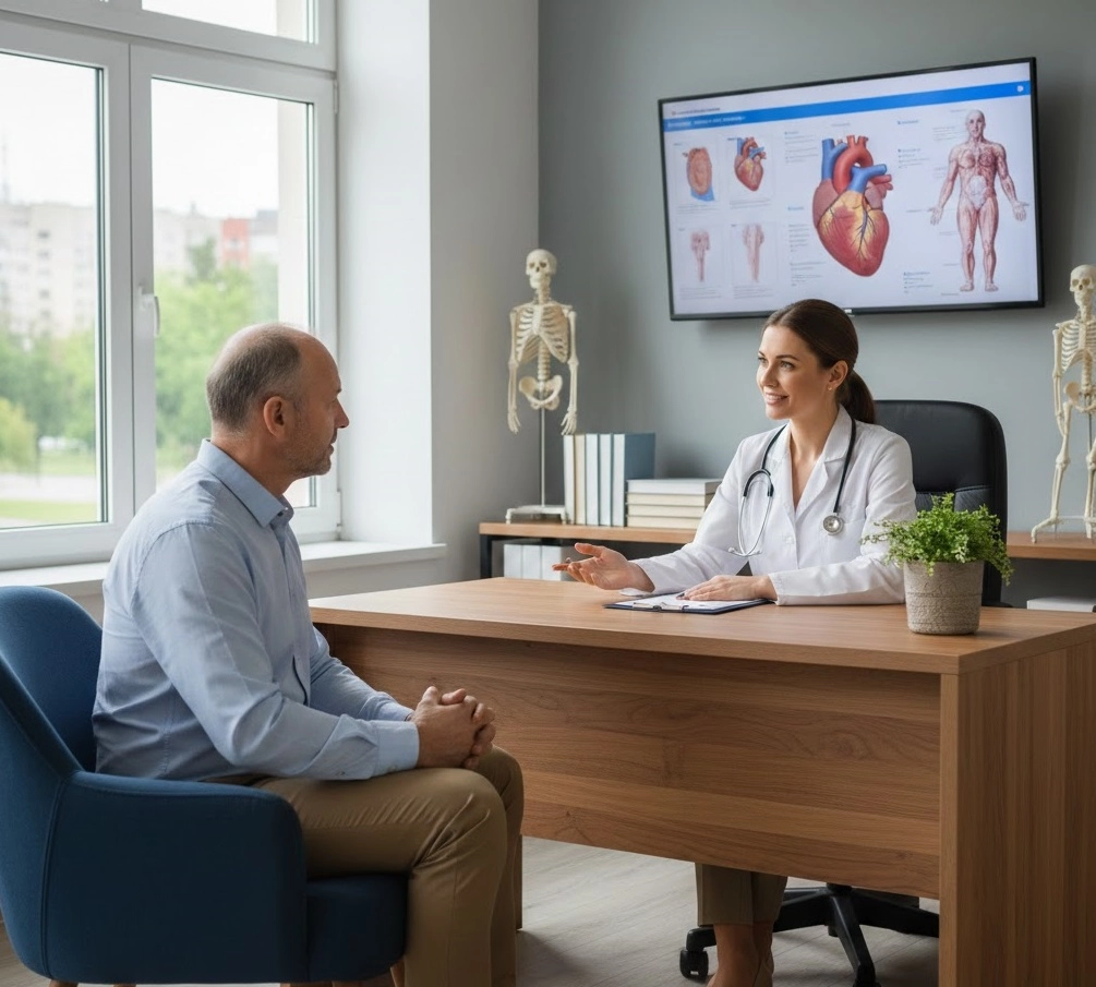Приём врача-кардиолога