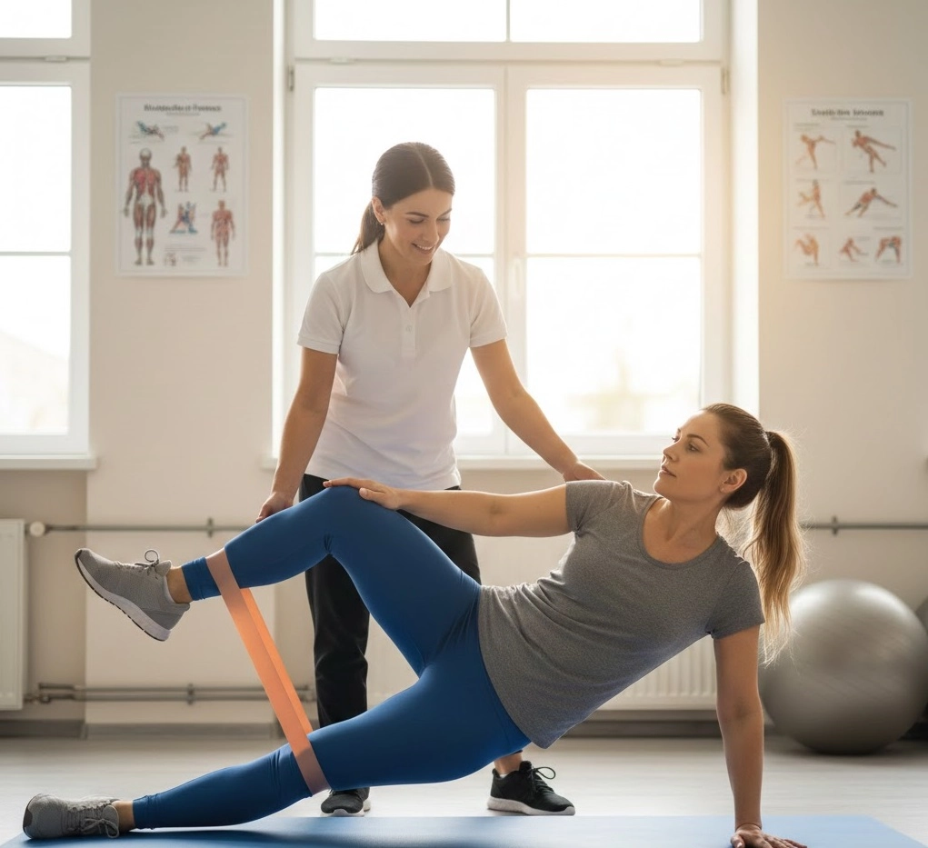 ЛФК тренировка в зале