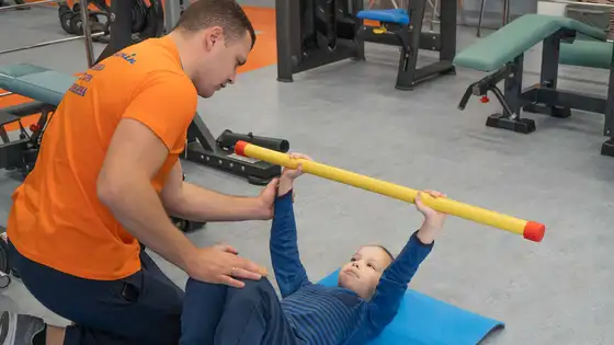 Фото занятий с инструктором ЛФК Козырем Е. В.