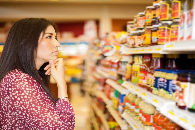 Выбор продуктов в магазине