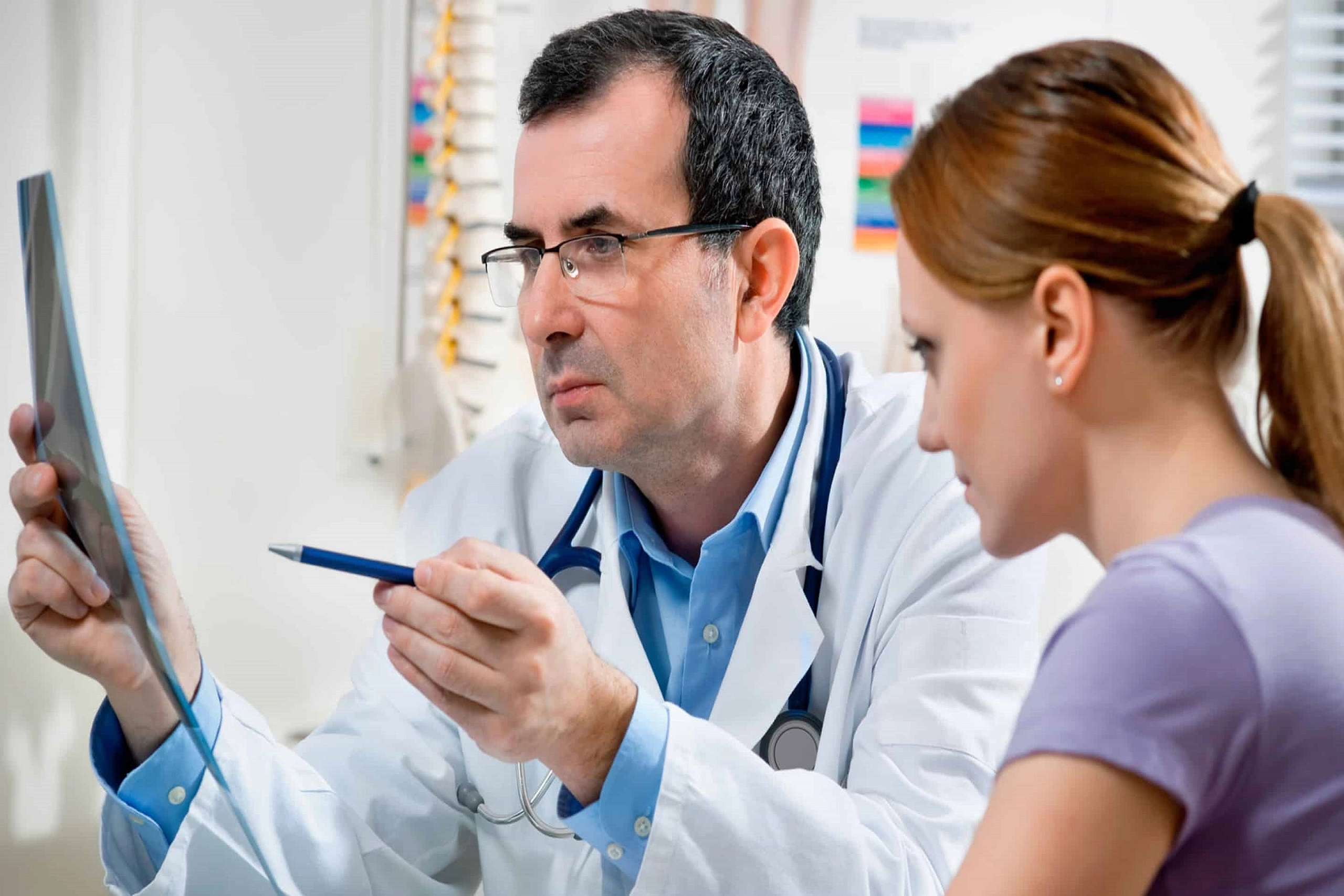 Приём терапевта в больнице