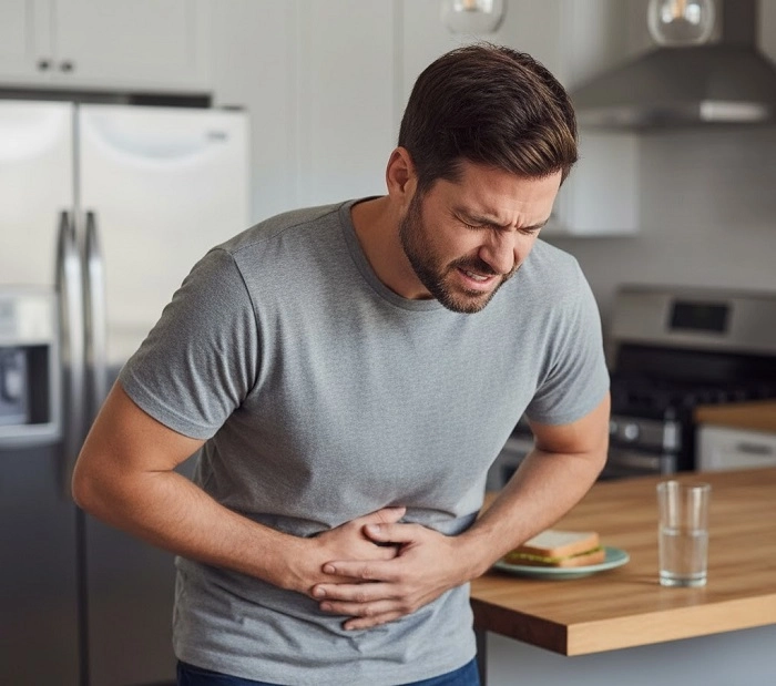 Болит желудок у мужчины