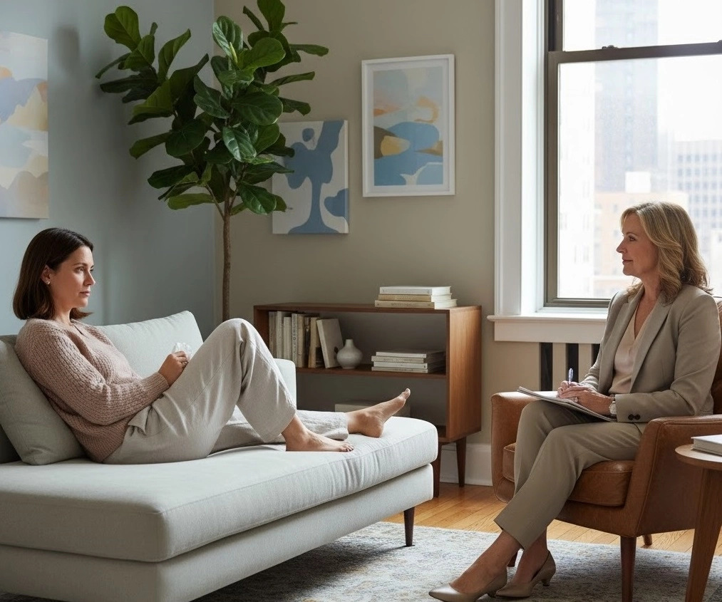 Разговор с психотерапевтом