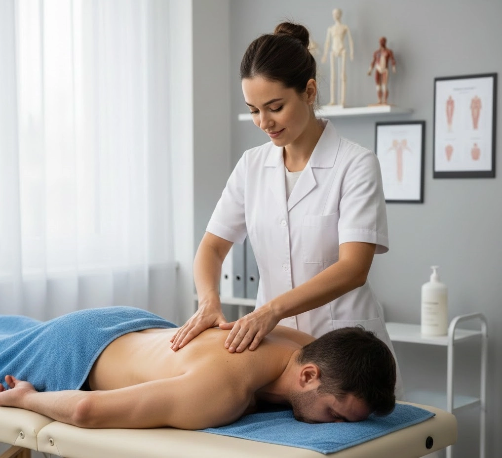 Сеанс лечебного массажа