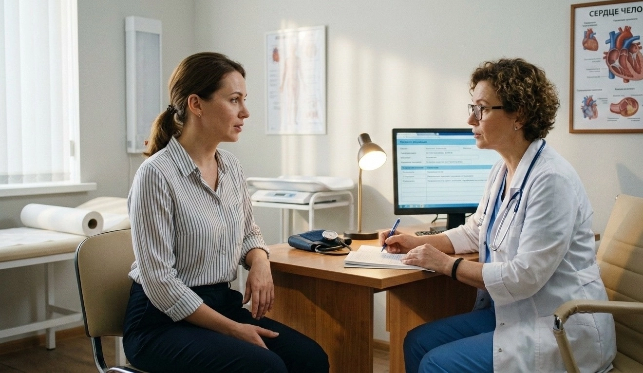 На приёме у врача