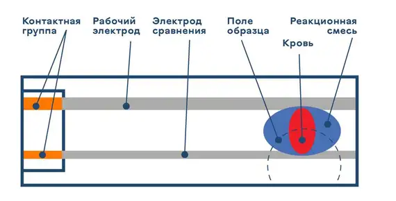 Тест-полоски для определения химических показателей крови