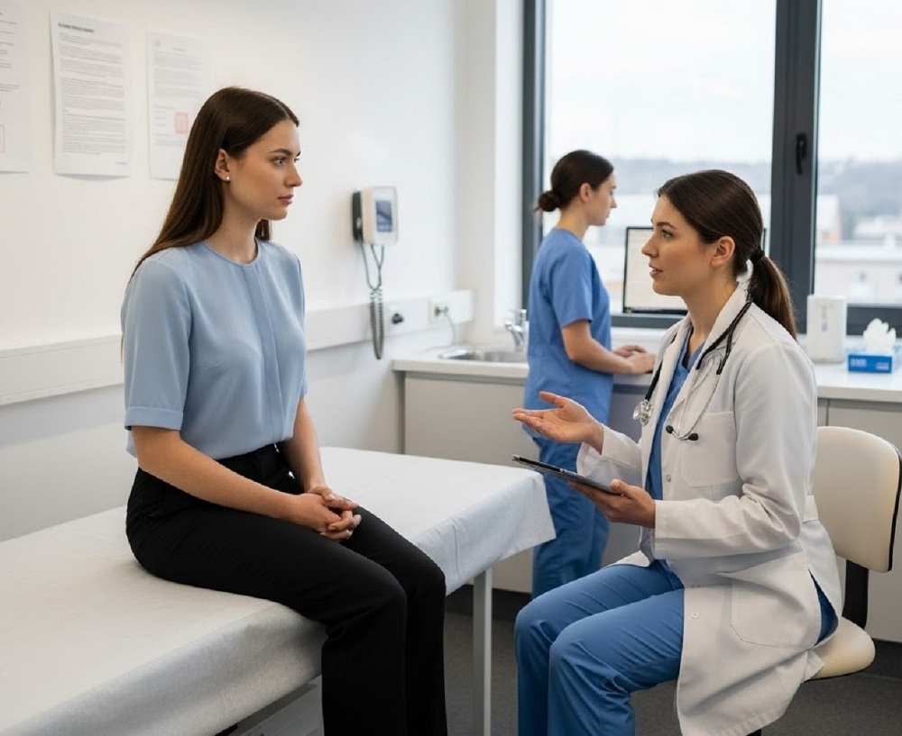 Приём в поликлинике