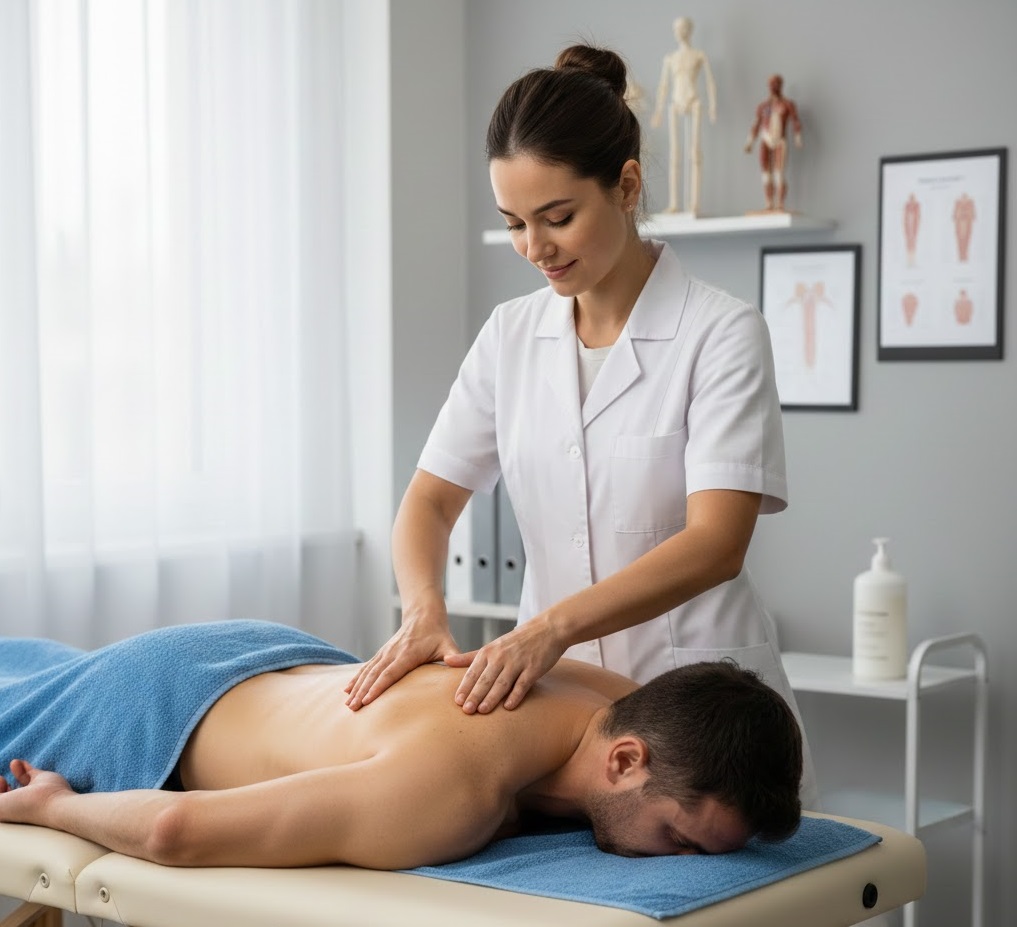 Сеанс лечебного массажа