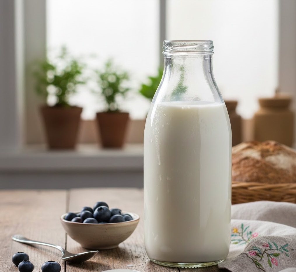 Кефир в бутылке